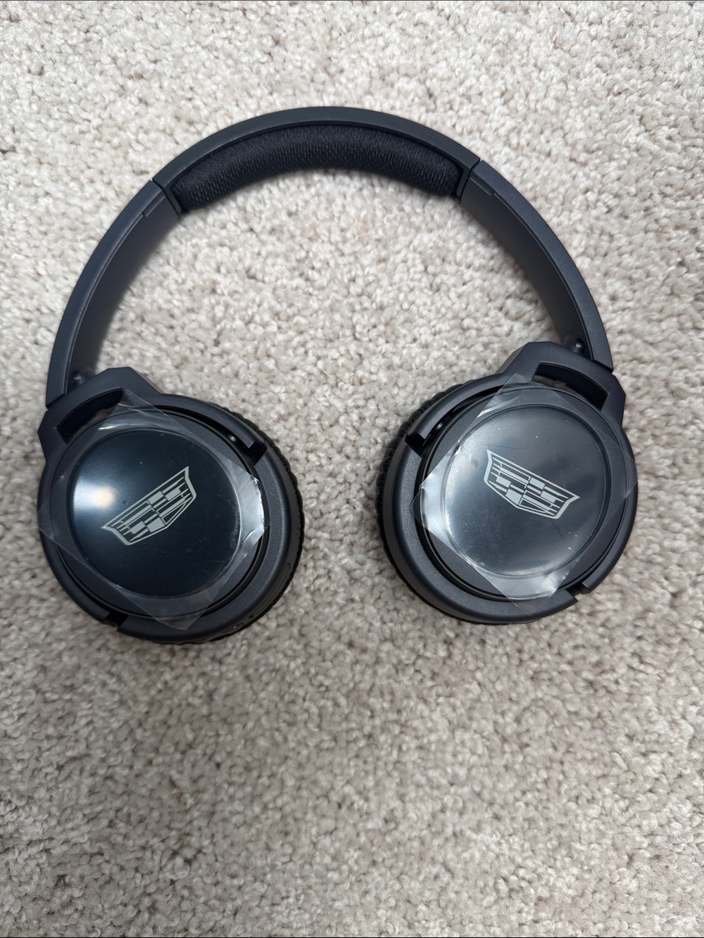 Cadillac Branded Wireless Over-Ear Headphones - Black